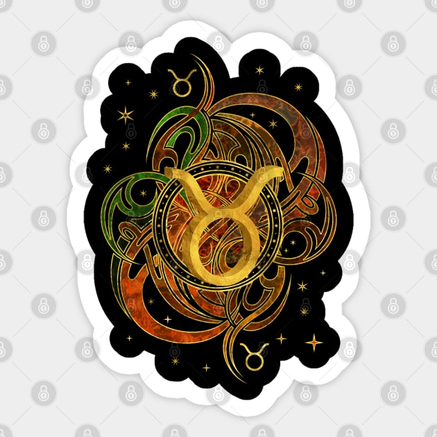 Taurus Zodiac Sign Earth element Sticker by Nartissima